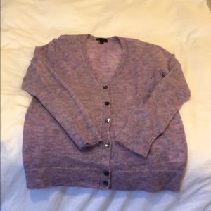 J. CREW Mohair Cardigan Sweater